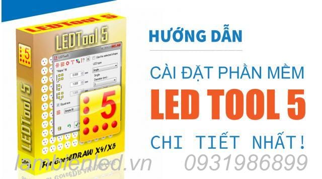 Hướng dẫn cài LED TOOL 5 Cho Corel x5 VĨNH VIỄN.