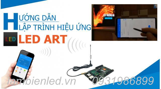 Lập trình biển led trên card điện thoại D, C, A của HD - LED ART