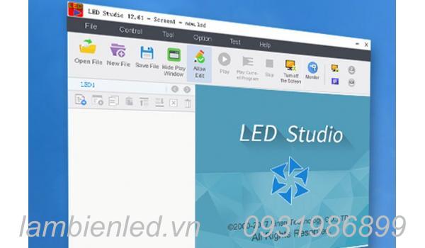 Phần mềm LED STUDIO hướng dẫn cài đặt màn hình LED