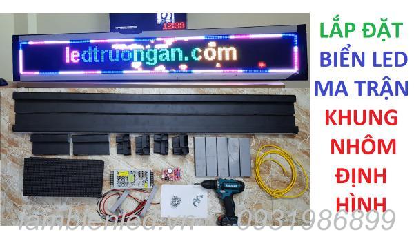 Hướng dẫn làm khung biển led ma trận