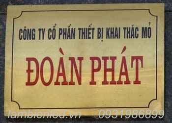 Làm biển quảng cáo ăn mòn